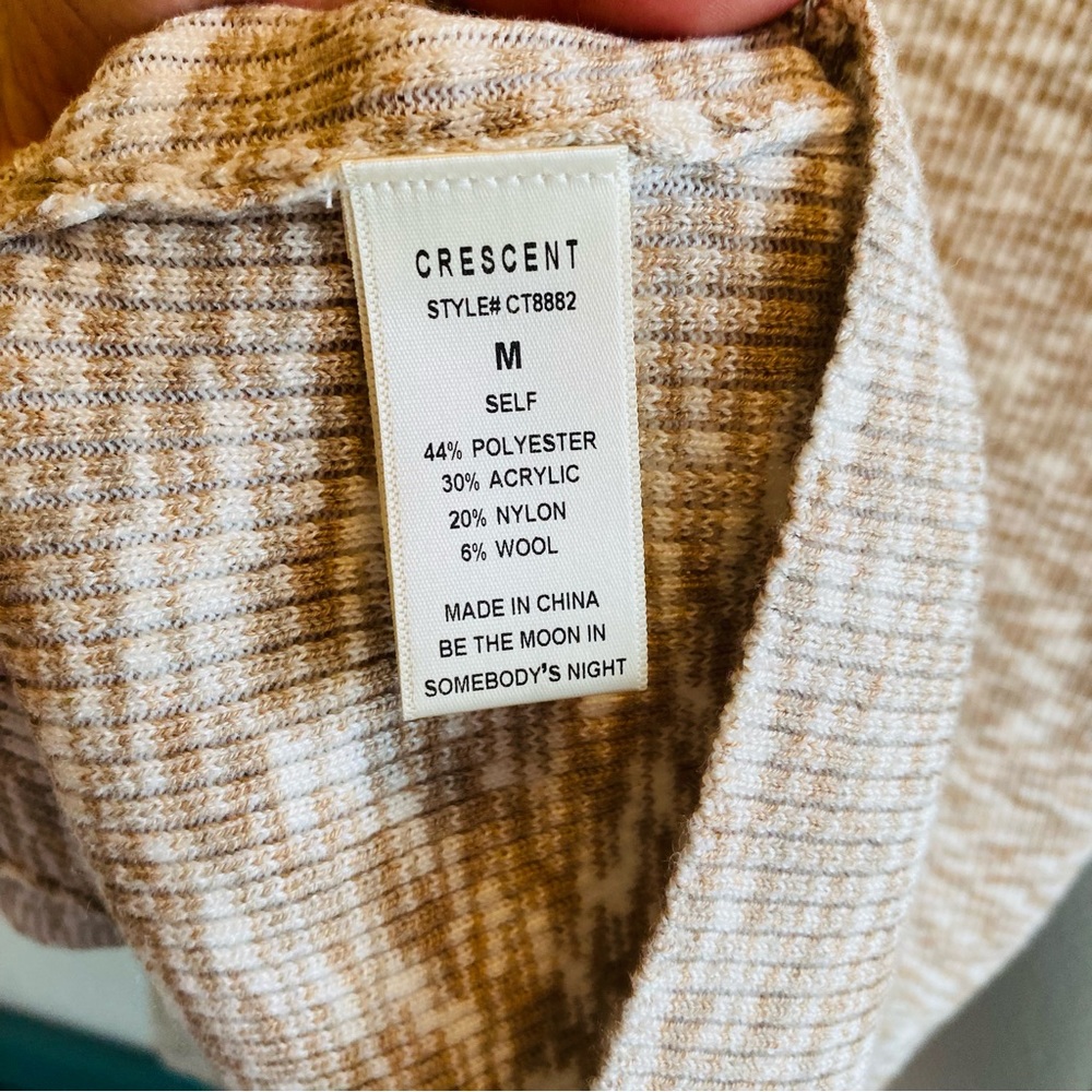 😍CRESENT! Elegant Cream Sweater - Picture 13 of 13